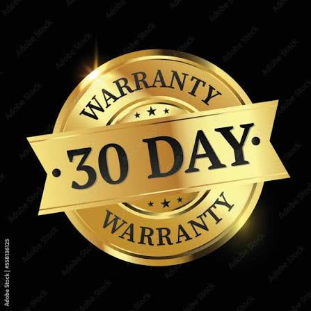 30 Day Warranty