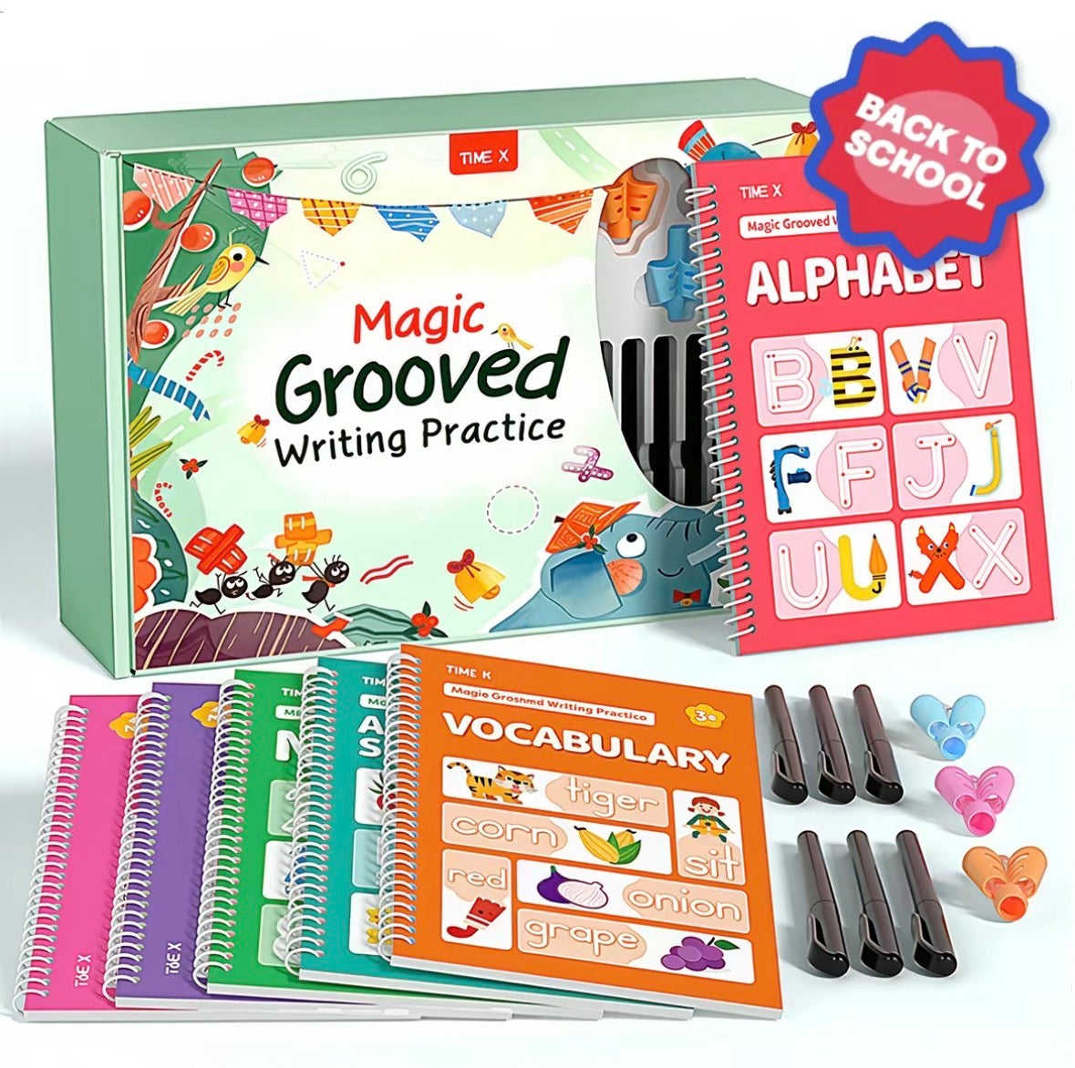 Reusable Grooved Handwriting Books Bundle