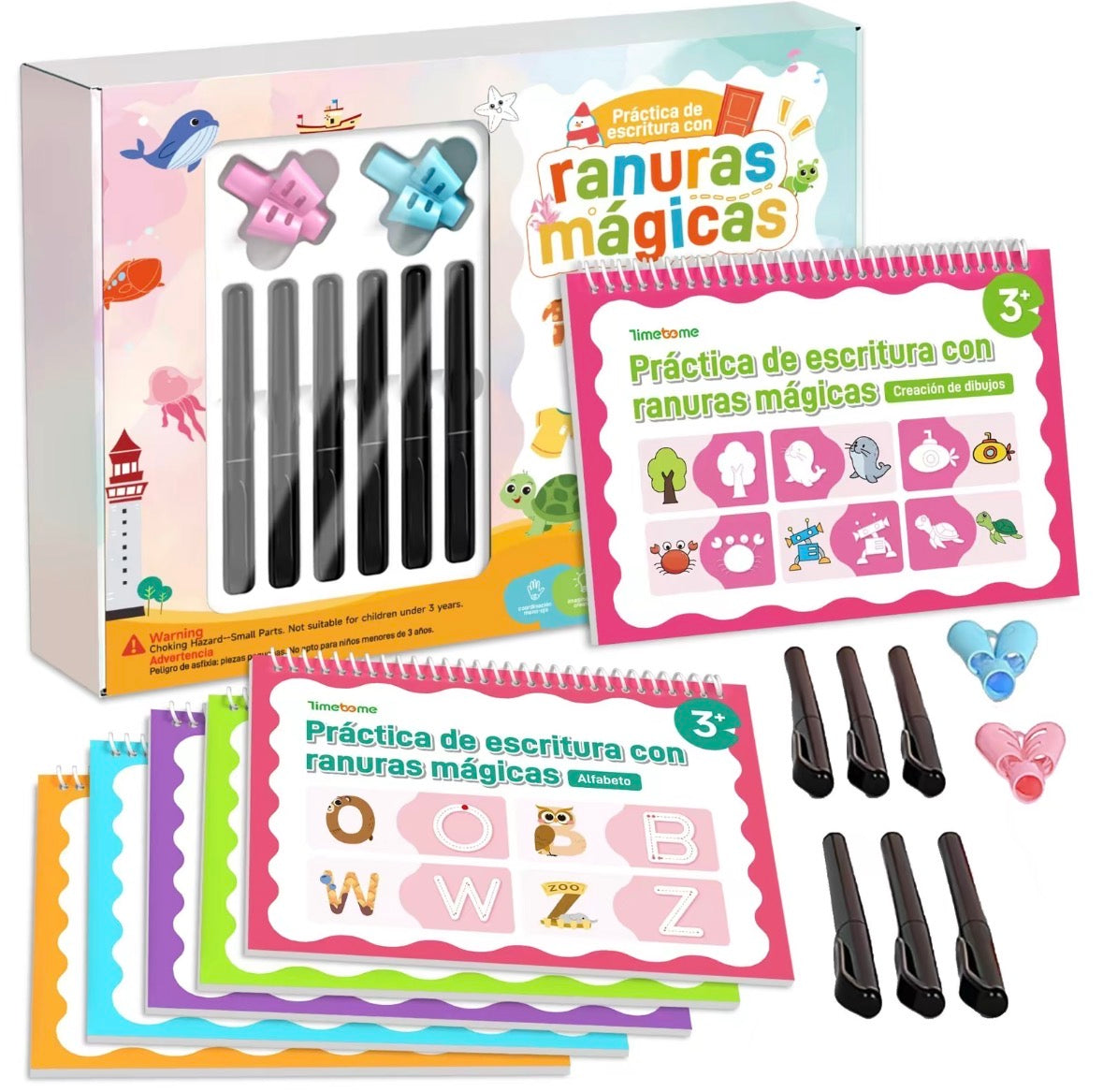 Reusable Grooved Handwriting Books Bundle